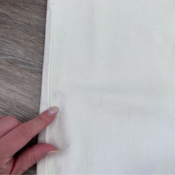 Avev les filles white straight leg high rise jeans women’s size 28 - Picture 8 of 10